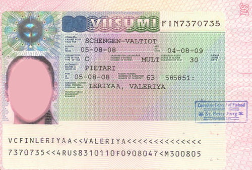 Необходимая биометрия для визы Шенген